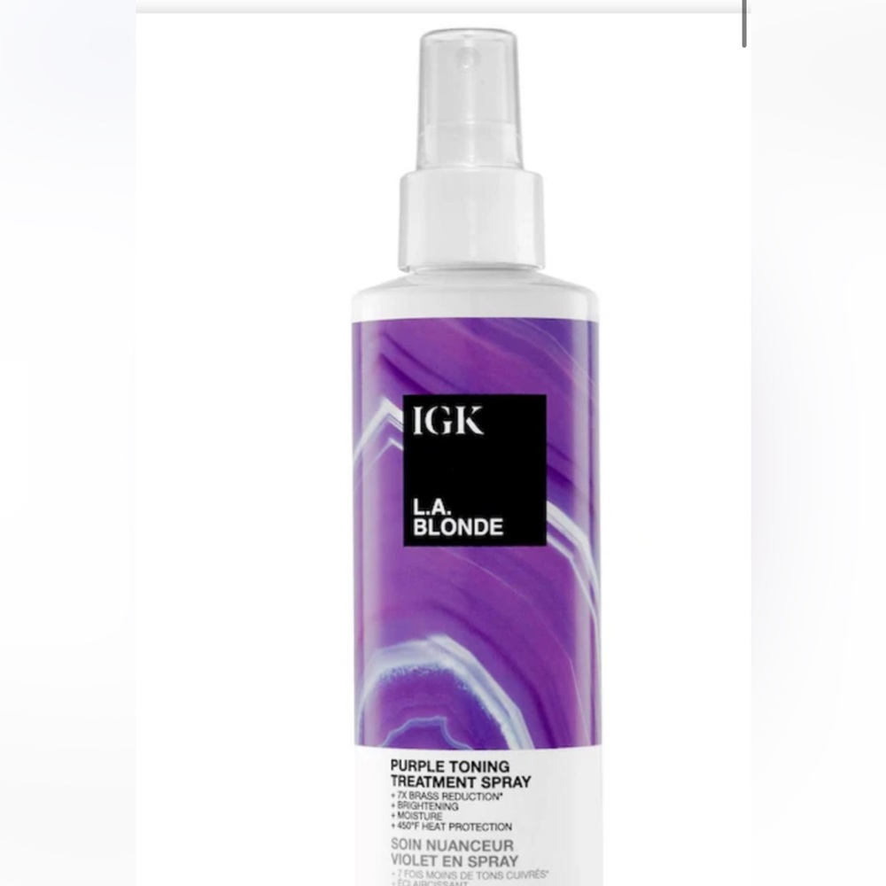 IGK L.A. Blonde Purple Toning Leave-In Treatment Spray